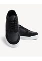 Tenis Monocromáticos De Suela Alta  Para Hombre Negro Seven Seven de Seven Seven