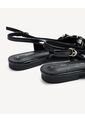 Baletas Slingback Charol  Para Mujer Negro Seven Seven de Seven Seven