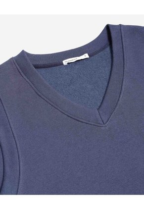 Camiseta Sin Mangas Con Cuello En V  Para Mujer Azul Seven Seven