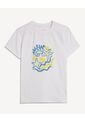 Camiseta Con Estampado Playero  Para Mujer Crudo Seven Seven de Seven Seven