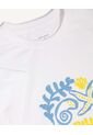 Camiseta Con Estampado Playero  Para Mujer Crudo Seven Seven de Seven Seven