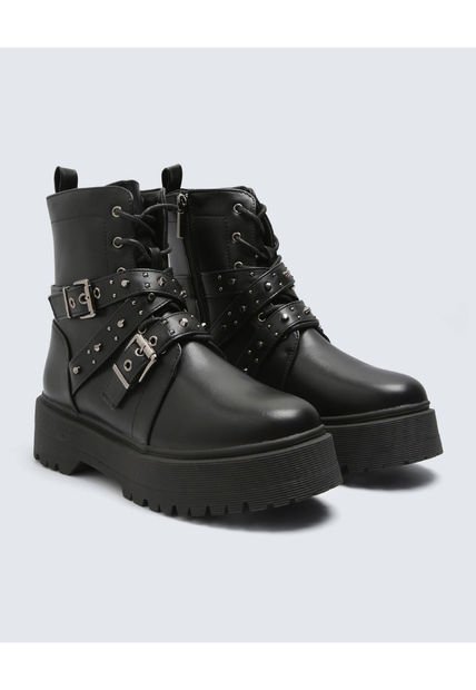 Botas Para Mujer Botin Color Negro Marca Seven Seven #28670082
