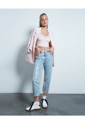 Camiseta Para Mujer Manga Sisa Color Rosa Marca Seven Seven #28095727