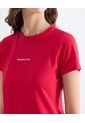 Camiseta Con Estampado Frontal  Para Mujer Rojo Seven Seven de Seven Seven