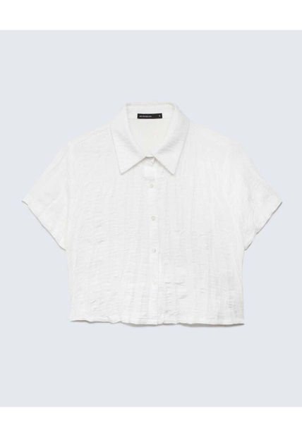 Blusa Para Mujer Manga Corta Color Crudo Marca Seven Seven #28123956