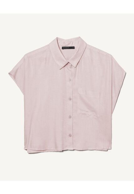 Blusa Camisera A Rayas  Para Mujer Rosado Seven Seven