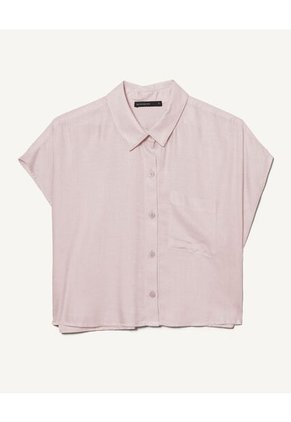 Blusa Camisera A Rayas Para Mujer Rosado Seven Seven