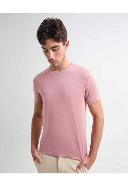Camiseta Para Hombre Manga Corta Color Rosa  Marca Seven Seven #45092640
