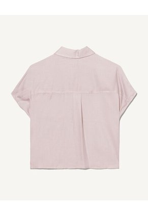Blusa Camisera A Rayas Para Mujer Rosado Seven Seven