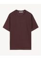 Camiseta Con Bordado  Para Hombre Café Seven Seven de Seven Seven
