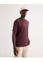 Camiseta Con Bordado  Para Hombre Café Seven Seven de Seven Seven