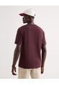 Camiseta Con Bordado  Para Hombre Café Seven Seven de Seven Seven