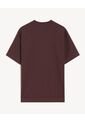 Camiseta Con Bordado  Para Hombre Café Seven Seven de Seven Seven
