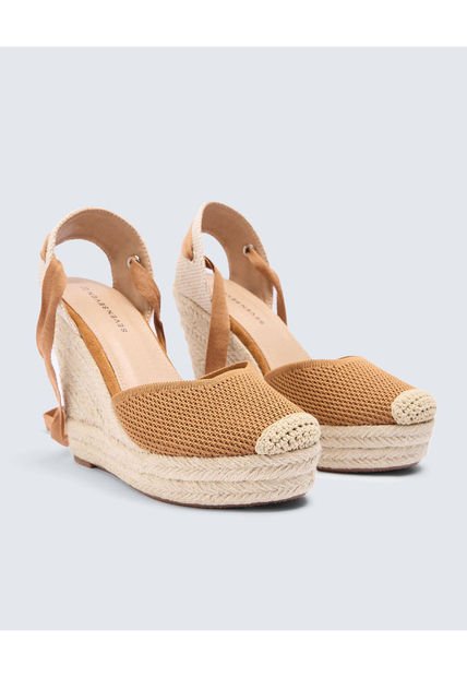 Espadrilles Para Mujer  Color Camel Marca Seven Seven #28700030