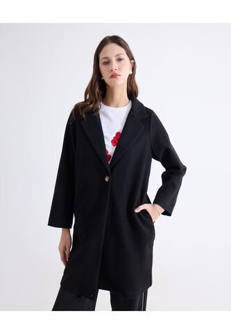 Chaqueta Para Mujer Abrigo Color Negro Marca Seven Seven #28080988 Seven Seven