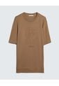 Camiseta Con Bordado  Para Hombre Camel Seven Seven de Seven Seven