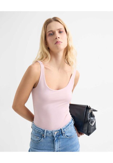 Camiseta Para Mujer Manga Sisa Color Rosa  Marca Seven Seven #28096060