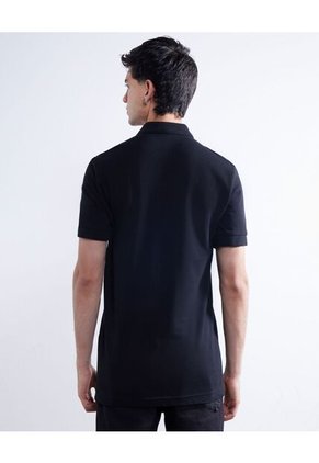 Polo Para Hombre Cuello Tejido  Color Negro Marca Seven Seven #45110813