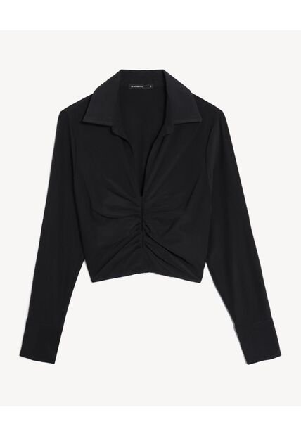 Blusa Para Mujer Manga Larga Color Negro Marca Seven Seven #28124111