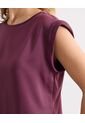 Blusa Para Mujer Manga Corta Color Vino Marca Seven Seven #28124092 de Seven Seven