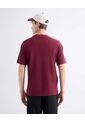 Camiseta Relaxed Texturizada  Para Hombre Vino Seven Seven de Seven Seven