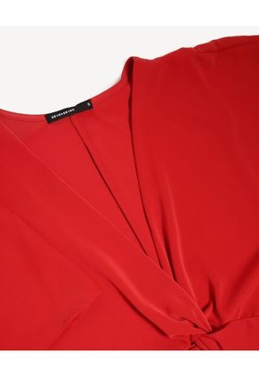 Blusa Para Mujer Manga Corta Color Rojo Marca Seven Seven #28124110