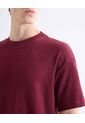 Camiseta Relaxed Texturizada  Para Hombre Vino Seven Seven de Seven Seven