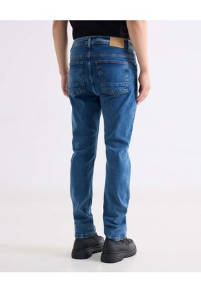 Jean Slim Tono Oscuro Para Hombre Azul Seven Seven