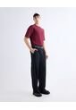 Camiseta Relaxed Texturizada  Para Hombre Vino Seven Seven de Seven Seven