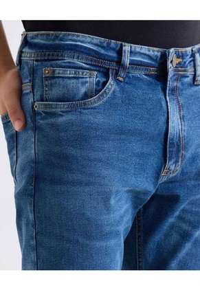 Jean Slim Tono Oscuro Para Hombre Azul Seven Seven