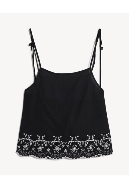 Blusa Para Mujer Manga Sisa Color Negro Marca Seven Seven #28124148