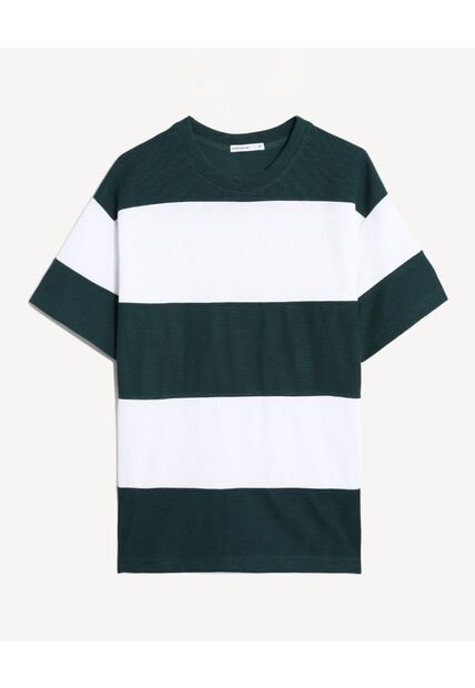 Camiseta Relaxed  Para Hombre Verde Seven Seven