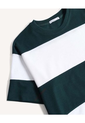 Camiseta Relaxed  Para Hombre Verde Seven Seven