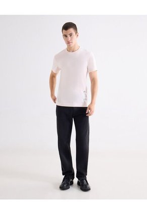 Camiseta Regular Estampada  Para Hombre Rosa Seven Seven