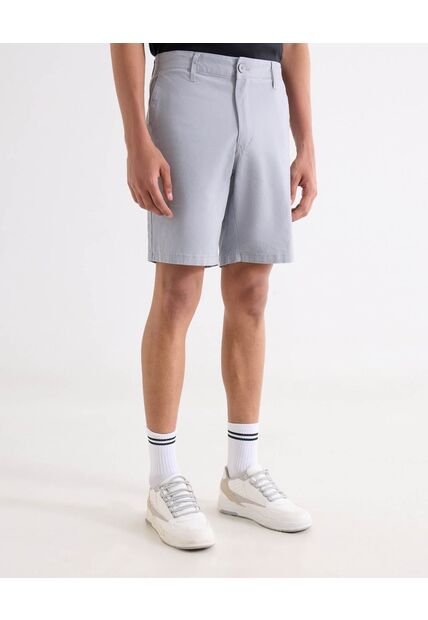 Short Chino Básico  Para Hombre Gris Seven Seven