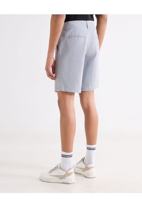 Short Chino Básico  Para Hombre Gris Seven Seven