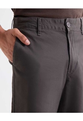 Short Chino Básico  Para Hombre Gris Seven Seven