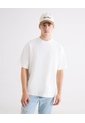 Camiseta Oversize Básica  Para Hombre Blanco Seven Seven de Seven Seven
