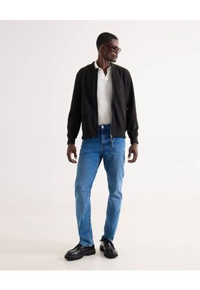 Polo Tejido Fit Regular  Para Hombre Crudo Seven Seven