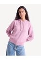 Saco Hoodie Con Zipper  Para Mujer Rosado Seven Seven de Seven Seven
