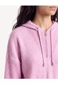 Saco Hoodie Con Zipper  Para Mujer Rosado Seven Seven de Seven Seven
