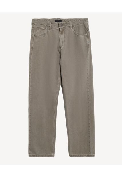 Jean Straight Verde Oliva  Para Hombre Verde Seven Seven