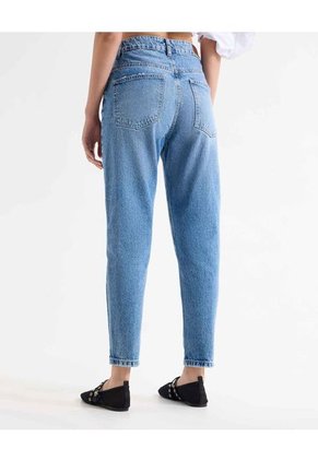 Jean Para Mujer Mom Color Azul Medio Marca Seven Seven #28160943