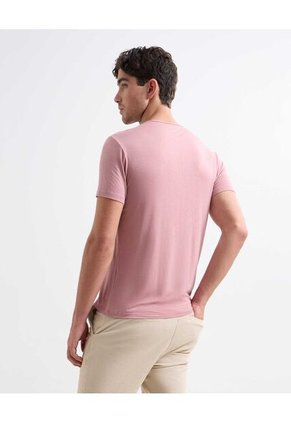 Camiseta Para Hombre Manga Corta Color Rosa Marca Seven Seven #45092640