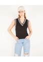 Chaleco  Mujer Seven Algodón Negro 28250099-10 de Seven Seven