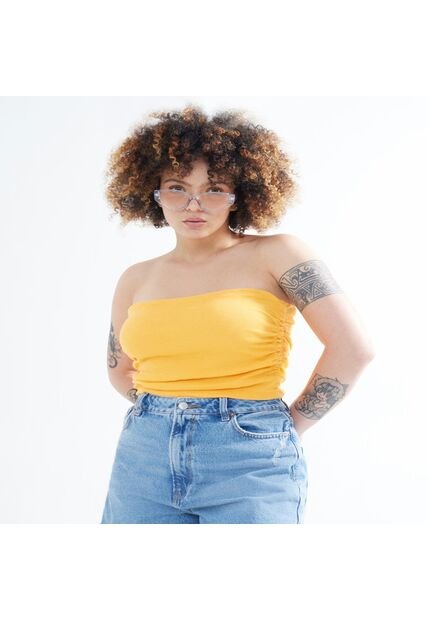 Camiseta Para Mujer Manga Sisa Color Naranja Marca Seven Seven #28095673