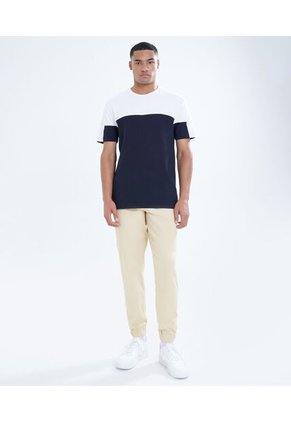 Pantalon Para Hombre Jogger Color Cafe  Marca Seven Seven #45070929