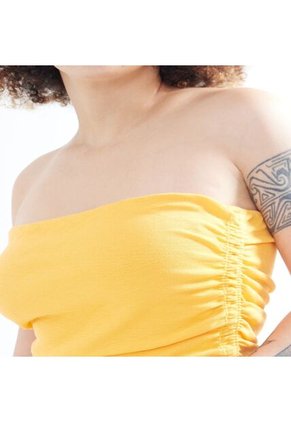 Camiseta Para Mujer Manga Sisa Color Naranja Marca Seven Seven #28095673