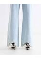 Jean Wide Leg Ruedo Deshecho  Para Mujer Azul Seven Seven de Seven Seven