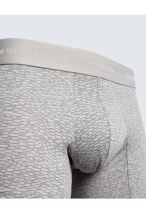 Pack X 3 Bóxer Medio X3 Para Hombre Gris Seven Seven